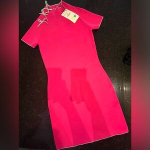 Zara pink dress. NWT. Size small